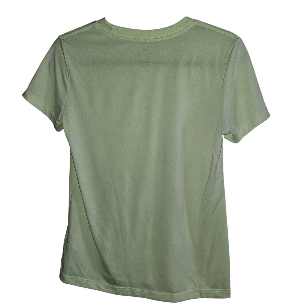 Nike Womens Dri-FIT‎ Short Sleeve Performance T-Shirt Light Lime Green Small